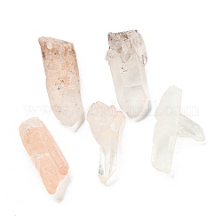 Pepite in cristallo di quarzo naturale per la decorazione della casa, bacchette di pietra curativa, per decos di terapia di meditazione chakra reiki, 49~55x16~29x12~21mm
