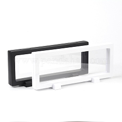 Acrylic Frame Stands, with Transparent Membrane, For Necklace Jewelry Display, Rectangle, Mixed Color, 23.1x9.5x4.4cm
