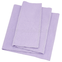 Tissu côtelé en coton pour les poignets, bordures de col encolure, lilas, 650x235x1mm