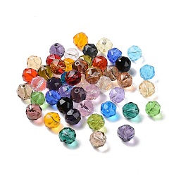 Perles d'imitation cristal autrichien, grade AAA, facette, ronde, couleur mixte, 10mm, Trou: 0.9~1mm