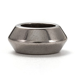 201 acciaio inossidabile perline distanziatore, rondelle, colore acciaio inossidabile, 11x5mm, Foro: 6.3 mm