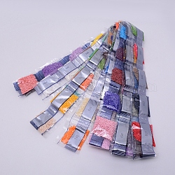 Cabochons en plastique strass, demi-rond, couleur mixte, 2.8mm, 60bags / set
