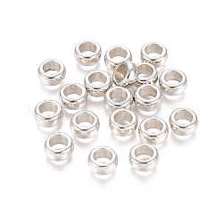 Ccb Kunststoff-Perlen, Nickel Farbe, 8.5 mm in Durchmesser, 4.5 mm dick, Bohrung: 5.5 mm