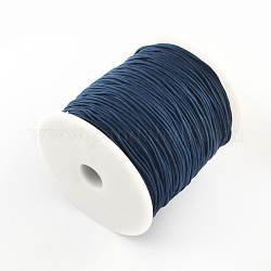 Fil de nylon, avec un fil de nylon à l'intérieur, bleu de Prusse, 2mm, environ 109.36 yards (100 m)/rouleau