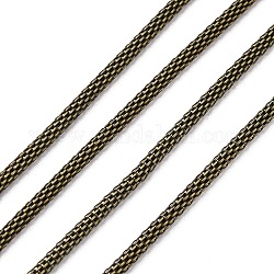 Ferro catene catene a maglie di rete, senza saldatura, senza piombo & nichel, bronzo antico, 2.5 mm di spessore