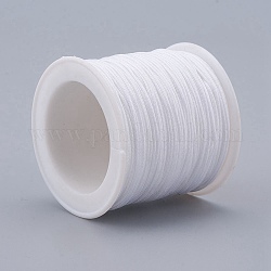 Nylonfaden Nylonschnur, DIY Material für Schmuck machen, weiß, 1 mm, 100 Yards / Rolle