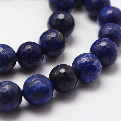 Natürlicher Lapislazuli Perlenstränge&nbsp;G-D840-38-6mm-1