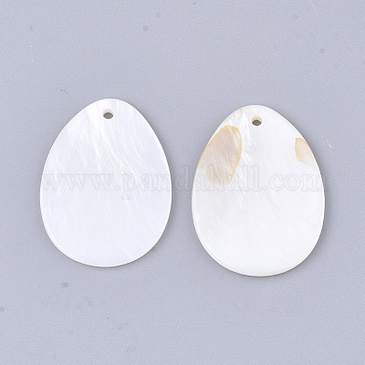 Pendentifs en coquillage d'eau douce&nbsp;SHEL-T012-31A-1