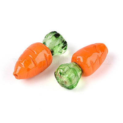 Perles vernissées manuelles&nbsp;LAMP-T022-27-1