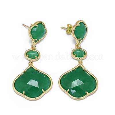 jade pendant earrings