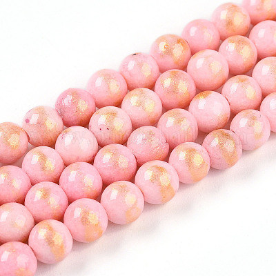 Natur Mashan Jade Perlen Stränge&nbsp;G-A255-A01-02B-1