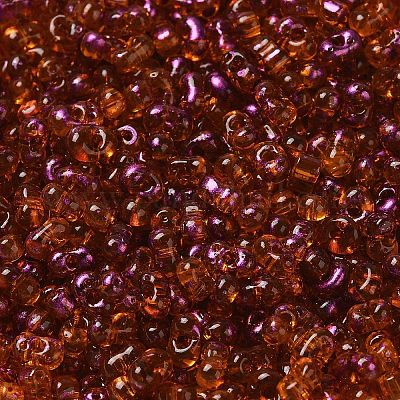 Spray bemalte Glasperlen&nbsp;SEED-F005-05A-01-1