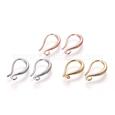 Ganci di orecchini in ottone&nbsp;KK-L177-34-1