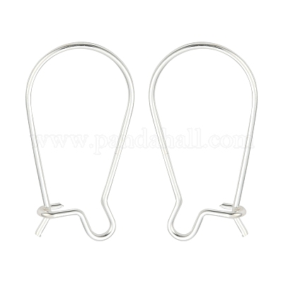 Orecchini con cerchio in argento sterling&nbsp;STER-S002-55-1