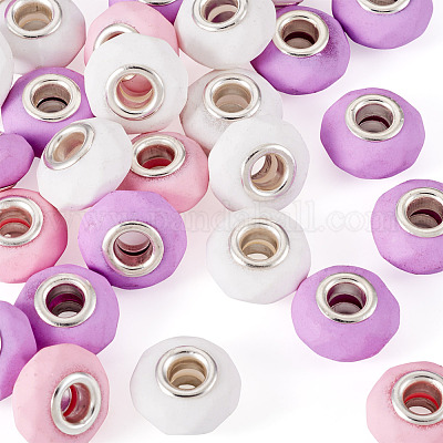 30 Stück facettierte europäische Harzperlen&nbsp;RESI-TADJ0001-05C-1