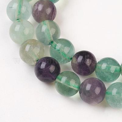 Natürliches Fluorit Perlenstränge&nbsp;G-D840-56-8mm-AB-1