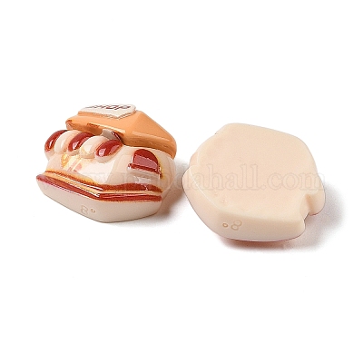Cabochons décodés en résine opaque thème café&nbsp;RESI-S398-01A-1