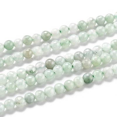 Natürliche jadeite Perlen Stränge&nbsp;G-H266-27-1