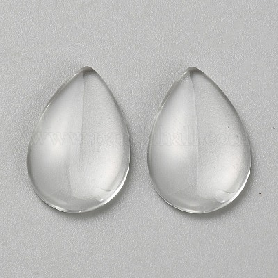 Cabochons en verre&nbsp;LS-GLAA-WH0038-50-1