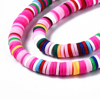 Handmade Polymer Clay Beads Strands 