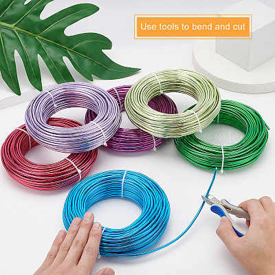 9 Gauge(3mm) Aluminum Wire 82 Feet(25m) Bendable Metal Sculpting