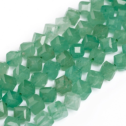 Natürlichen grünen Aventurin Perlen Stränge G-E560-B01-1