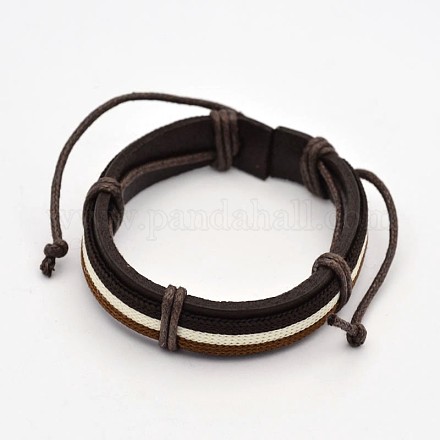 Adjustable Cord Bracelets BJEW-M117-05A-1