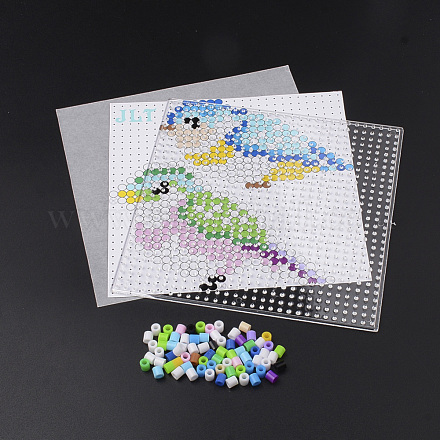 Bricolaje cuentas melty hama beads abalorios conjuntos: los hama beads DIY-S033-017-1