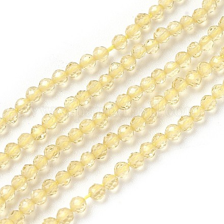 Transparent Glass Beads Strands GLAA-F094-A10-1