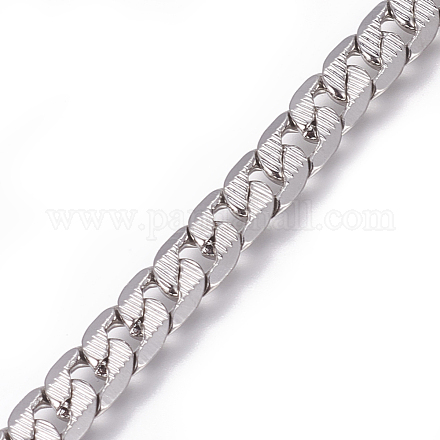 304 cadenas de eslabones cubanos de acero inoxidable CHS-L020-045P-1