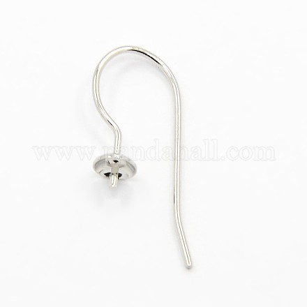 Brass Earring Hooks for Earring Design X-KK-I591-10P-NR-1