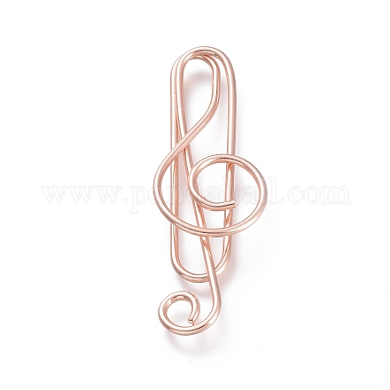 Musical Note Shape Iron Paperclips TOOL-K006-13RG-1