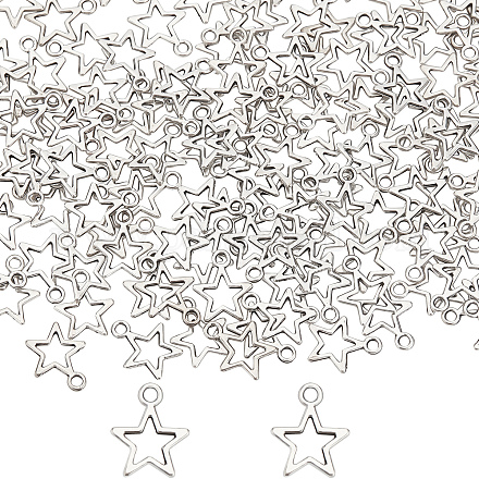 SUNNYCLUE 1 Box 150Pcs Alloy Star Charms Silver Pentagram Charm Bulk Tibetan Mini Stars Charm for Jewellery Making Charms Supplies DIY Craft Necklace Bracelet Earring Crafting Women Beginners Adults FIND-SC0002-89-1