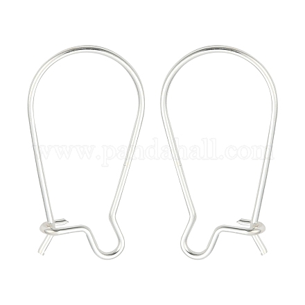 Orecchini con cerchio in argento sterling STER-S002-55-1