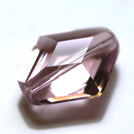 Abalorios de cristal austriaco de imitación SWAR-F076-8x10mm-03-1