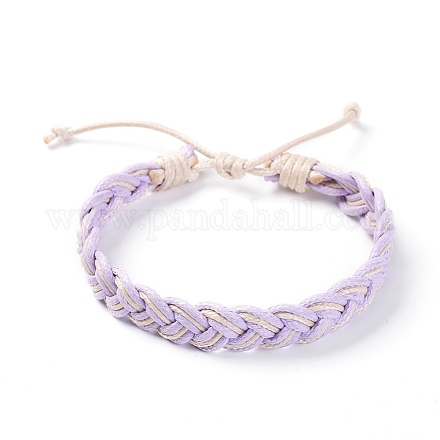 Korean Waxed Polyester Cord Braided Bracelets BJEW-JB04180-05-1