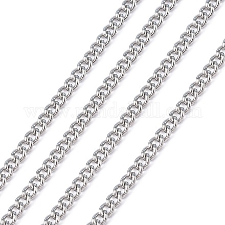 304 Stainless Steel Curb Chains CHS-R008-01-1