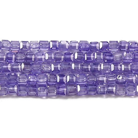 立方晶ジルコニアビーズ連売り  多面カット正方形  スレートブルー  2.5x2.5x2.5mm  穴：0.6mm  約159~160個/連  14.57''~14.76''（37~37.5センチメートル） ZIRC-P109-01A-02-1