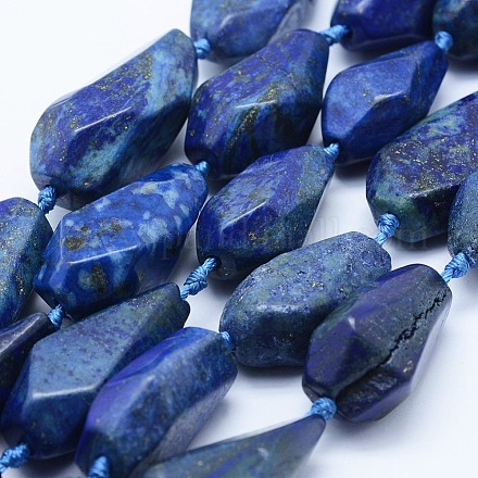 Chapelets de perles en lapis-lazuli naturel G-F531-K01-1