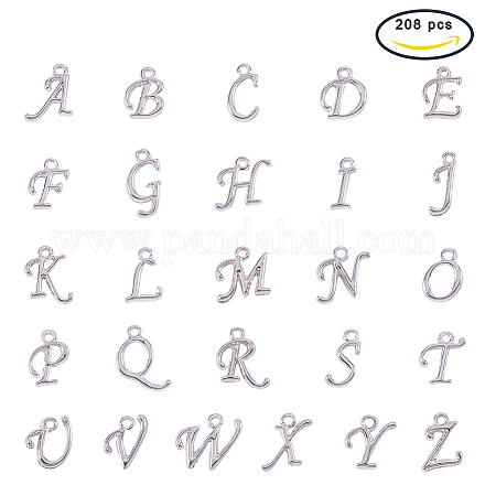 Pendentifs de l'alphabet en alliage PALLOY-PH0012-29-1