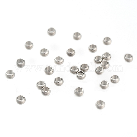 Intercalaire perles en 304 acier inoxydable X-STAS-R065-31-1