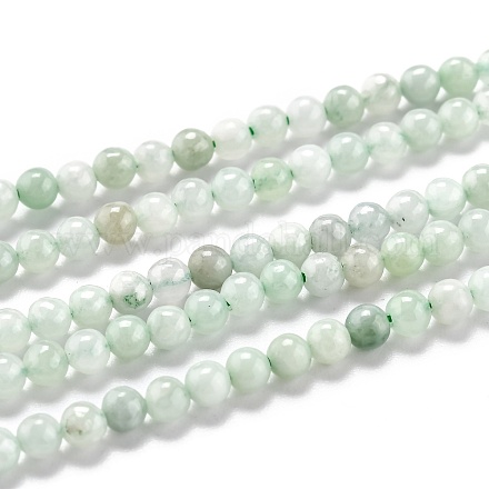 Perles de jadéite naturel brins G-H266-27-1