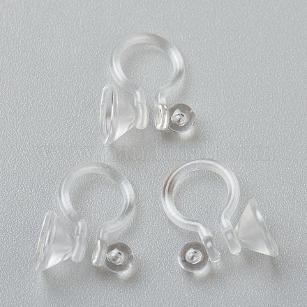 Пластиковые серьги с клипсами KY-P001-09A-1