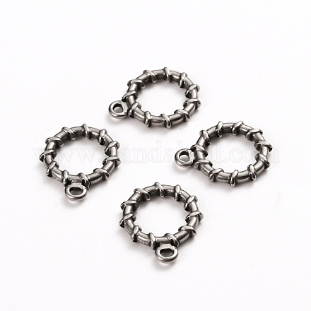 304 Stainless Steel Toggle Clasps Parts STAS-D142-05B-P-1