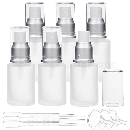 Botellas de spray de vidrio esmerilado DIY-BC0011-33-1