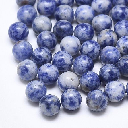 Dull Polish Matte Old Blue Sodalite Stone Beads Natural Beads For