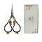 Stainless Steel Scissors, Alloy Handle, Embroidery Scissors, Sewing Scissors, Black, 95x55mm