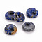 Natural Lapis Lazuli Pendants, Donut/Pi Disc, 17.5~18.5x5.5mm, Hole: 5.5mm