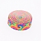 Thermal Transfer Grosgrain Ribbon, for Hair Bows, Dresses, Festival Party Decoration, Colorful, 7/8 inch (22mm)