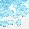 Cat Eye Cabochons, teardrop, Pale Turquoise, 13x8x2.5mm